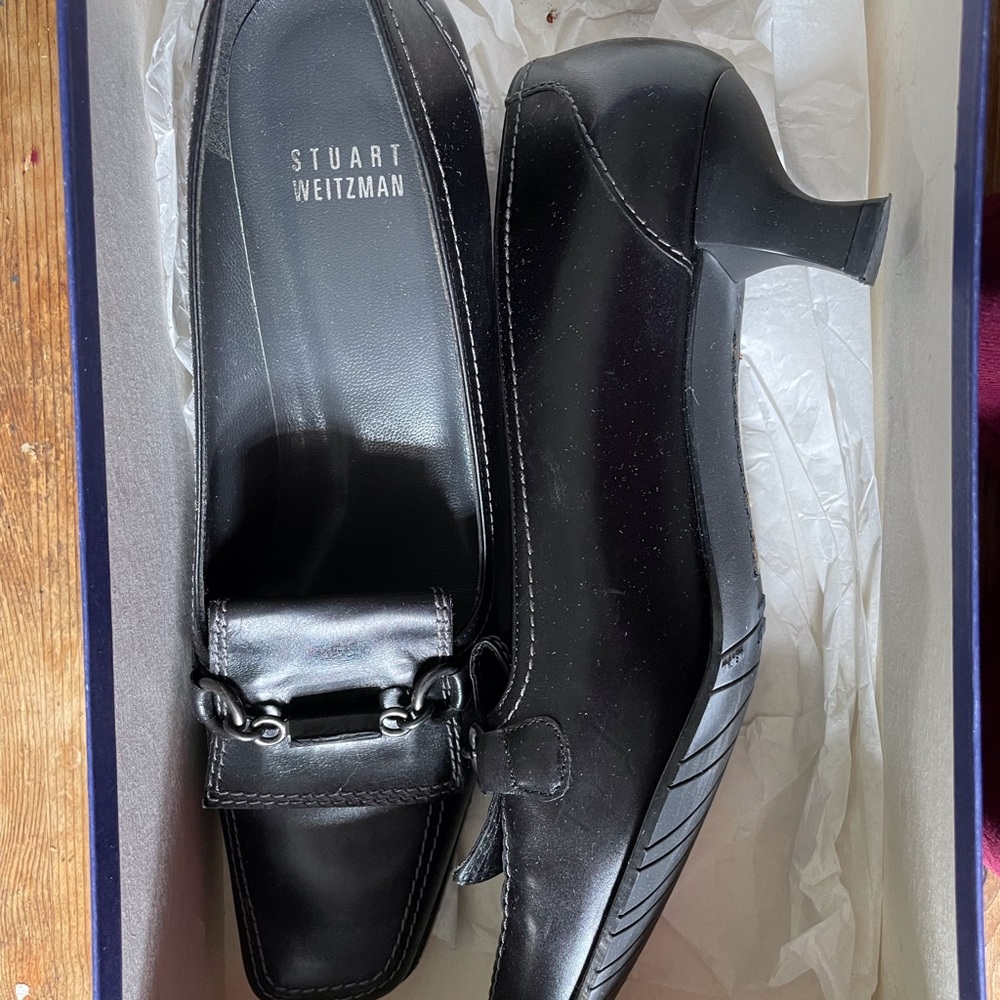 Stuart Weitzman black shoes